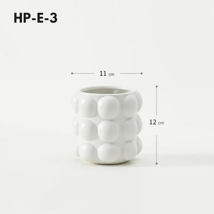 Honey Pot Shape Storage Barrel Stationery Makeup Pen Barrel Tableware Chopsticks Barrel Ceramic Pot Vase Ornaments