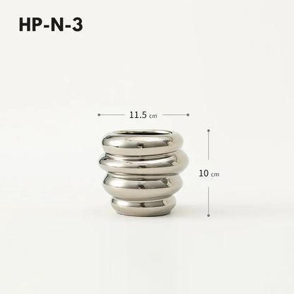 Honey Pot Shape Storage Barrel Stationery Makeup Pen Barrel Tableware Chopsticks Barrel Ceramic Pot Vase Ornaments