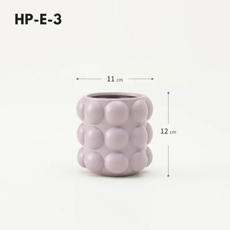 Honey Pot Shape Storage Barrel Stationery Makeup Pen Barrel Tableware Chopsticks Barrel Ceramic Pot Vase Ornaments
