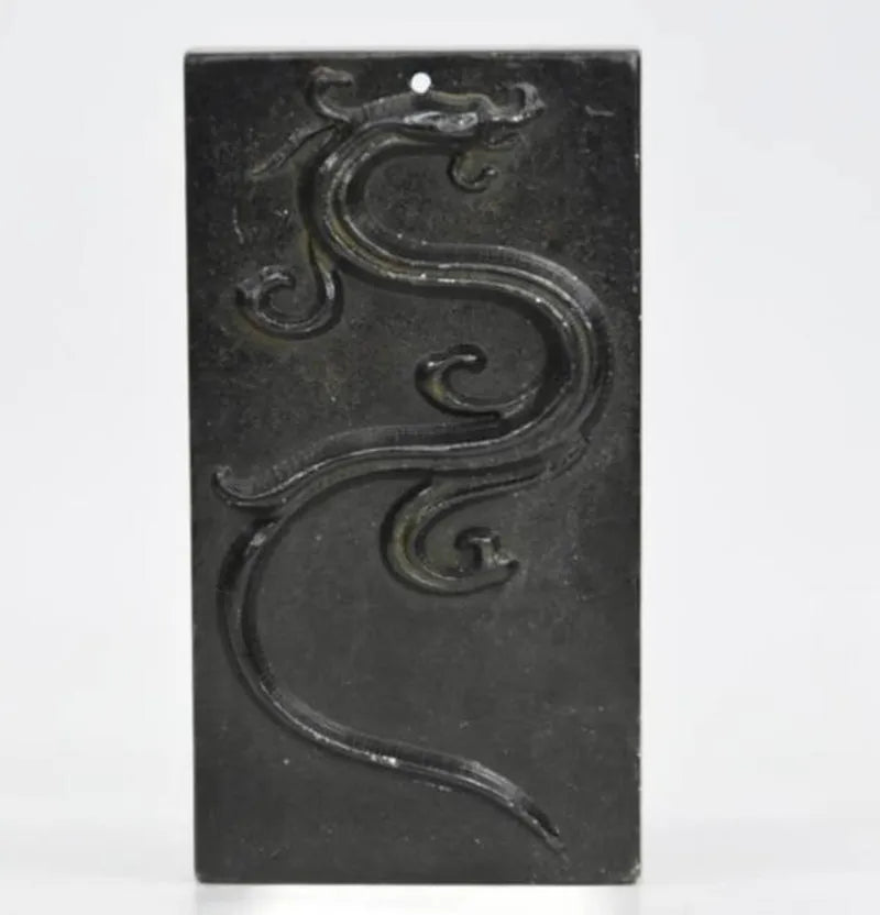 Hongshan culture archaize black iron meteorite Four great god beast pendant statue