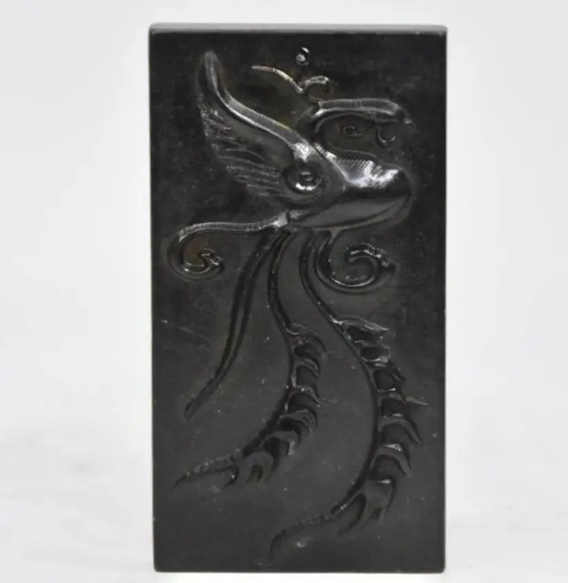 Hongshan culture archaize black iron meteorite Four great god beast pendant statue