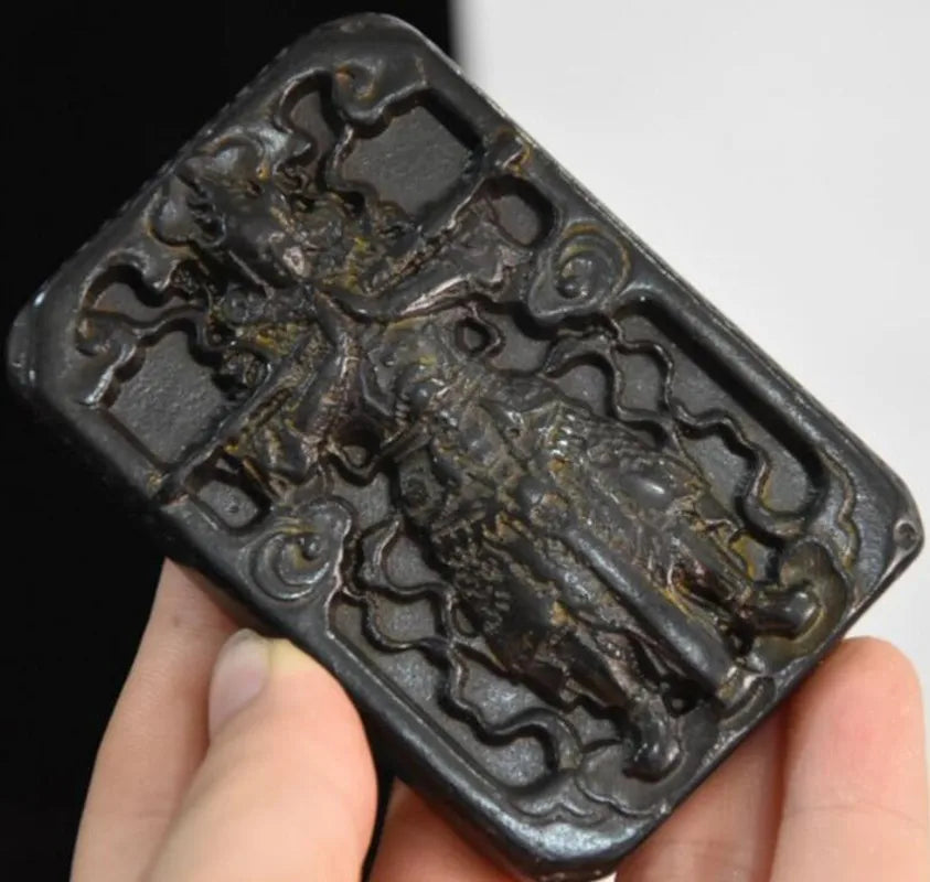 Hongshan culture archaize black iron meteorite Sun Wukong statue