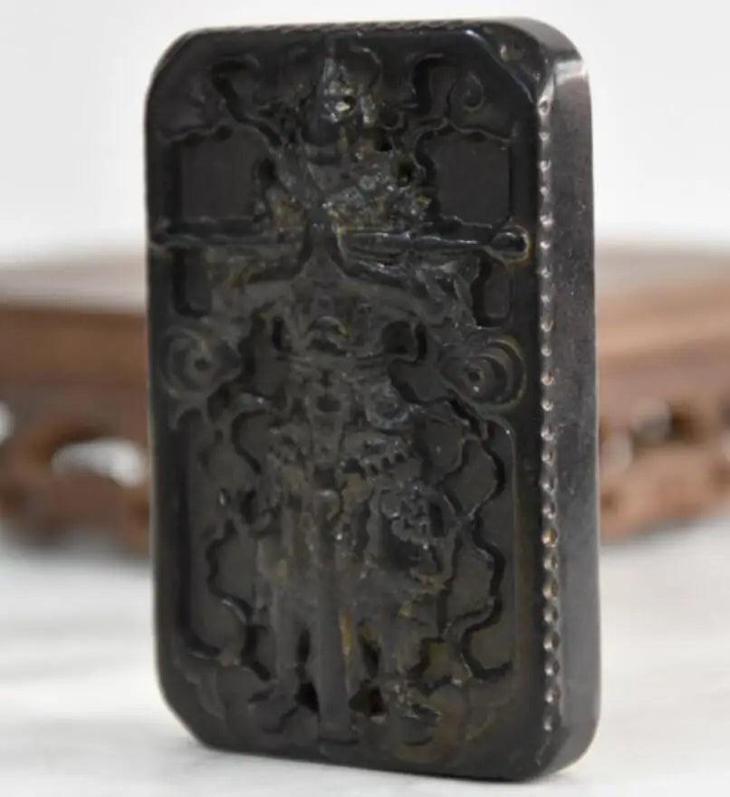 Hongshan culture archaize black iron meteorite Sun Wukong statue