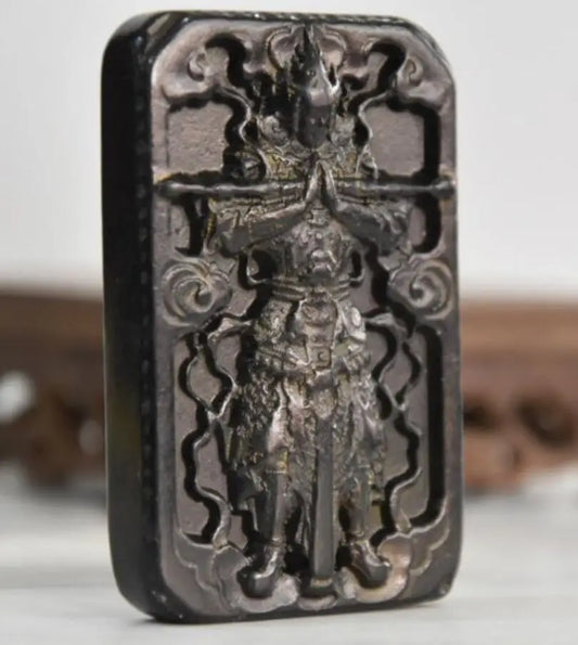 Hongshan culture archaize black iron meteorite Sun Wukong statue