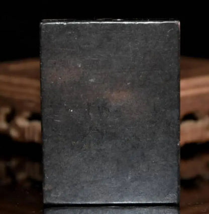 Hongshan culture archaize black iron meteorite Tibetan Buddha amulet pendant statue