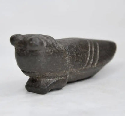 Hongshan culture archaize black iron meteorite cicada statue