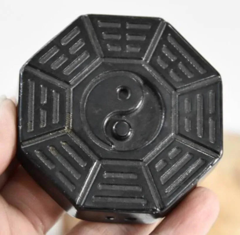 Hongshan culture archaize black iron meteorite gossip pendant statue