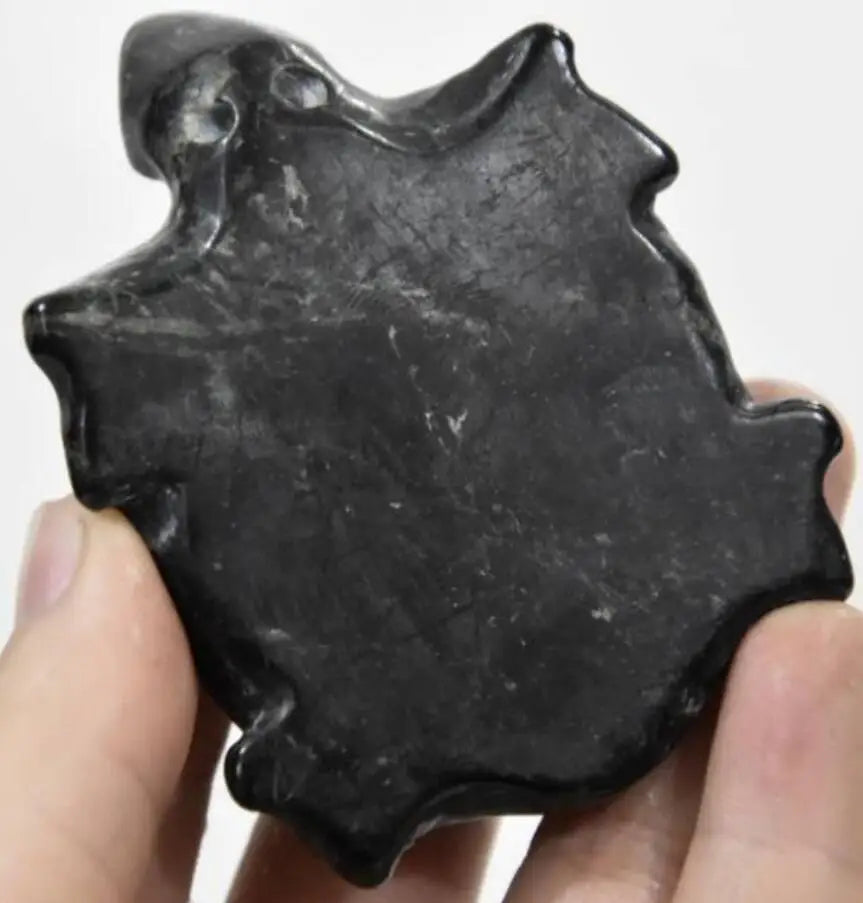 Hongshan culture archaize black iron meteorite sculpture longevity tortoise statue