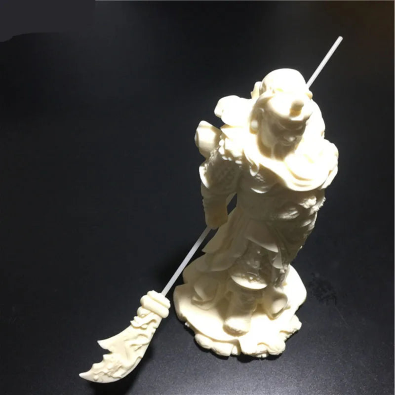 Horizontal knife Guan Gong Statue，decorative figures Resin Art Sculpture luxury home decor Room office accessories Free delivery