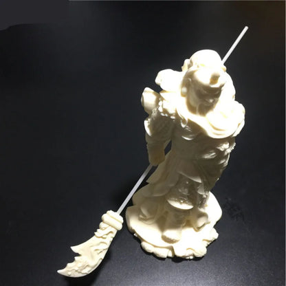 Horizontal knife Guan Gong Statue，decorative figures Resin Art Sculpture luxury home decor Room office accessories Free delivery