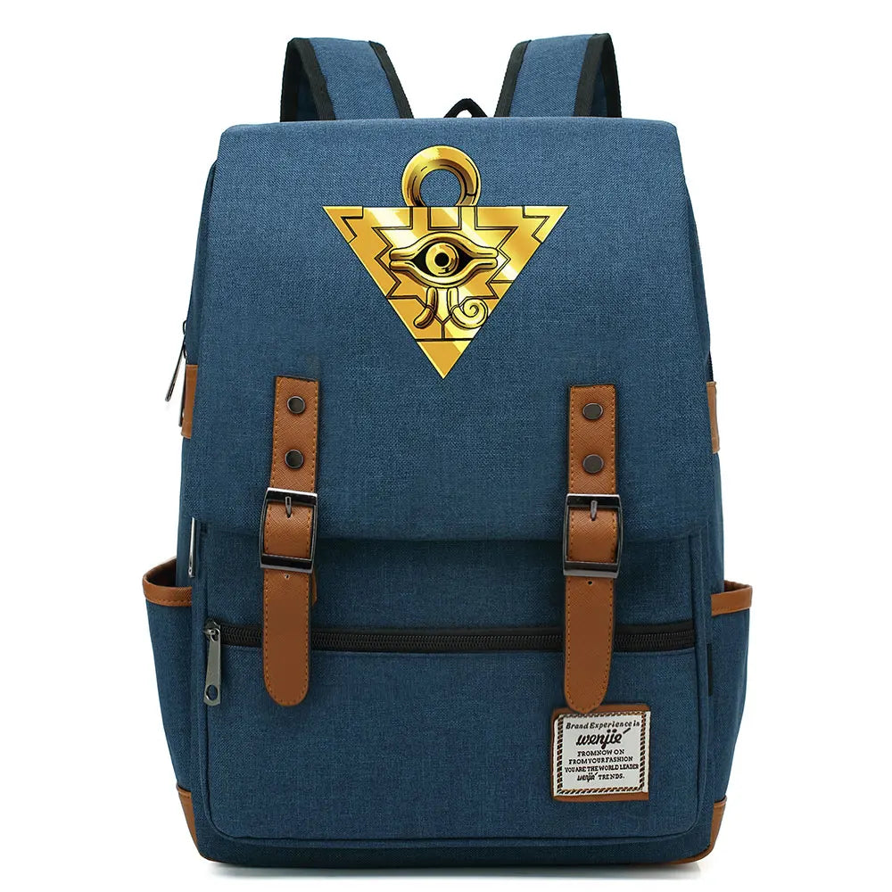 Hot Anime Yu-Gi-Oh! Printed Backpack - Thumbnail 5