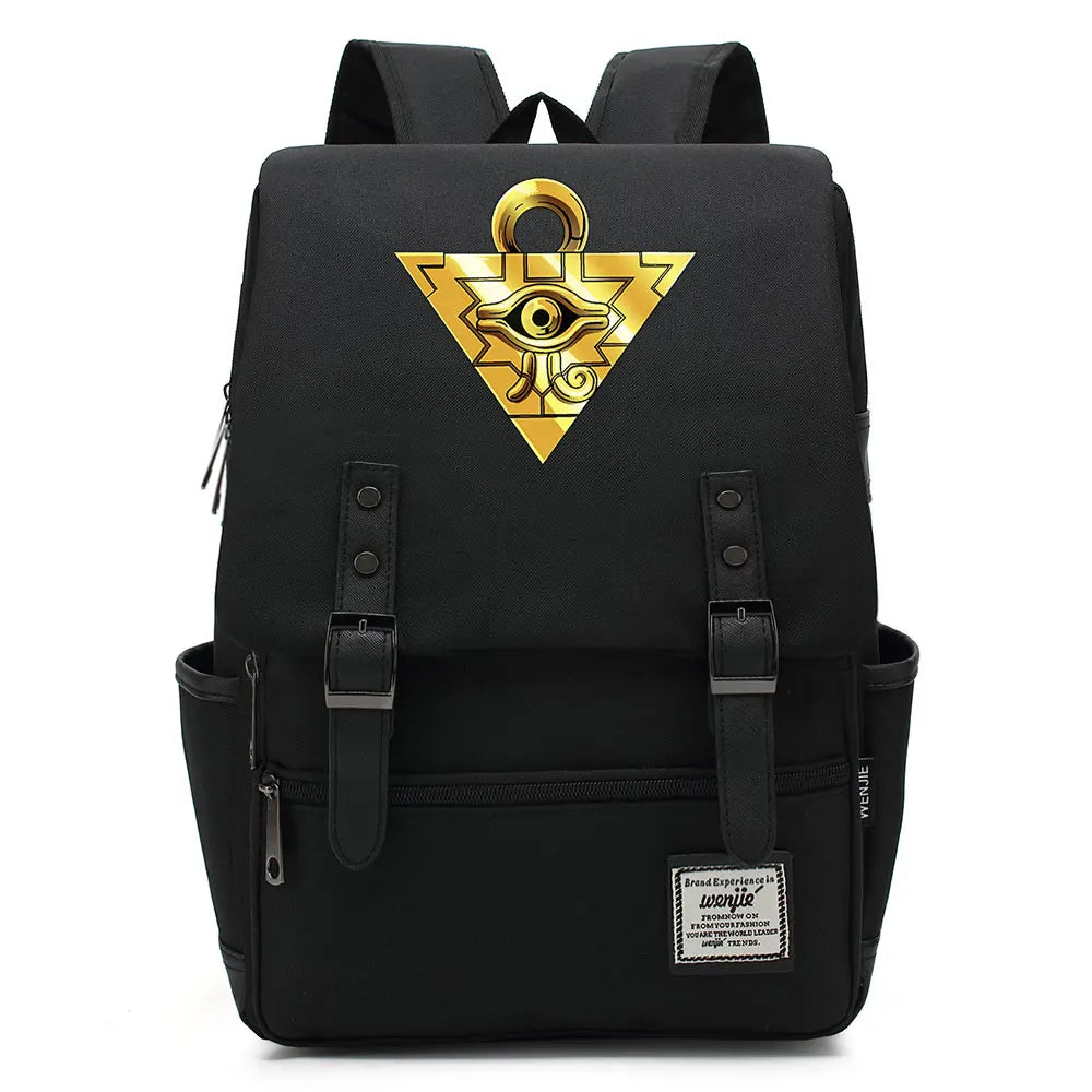 Hot Anime Yu-Gi-Oh! Printed Backpack - Thumbnail 2