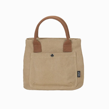 Hot Canvas Handbag For Women High Density Canvas Bag Casual Tote Bags Ladies Hand Bags Solid Shopping Handbags Black Beach Bag