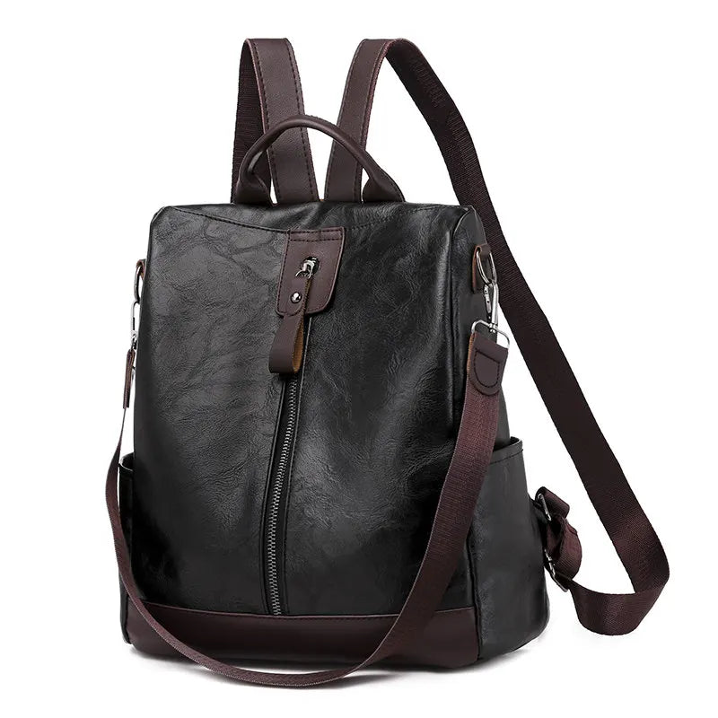 Hot Female backpack casual Multifunction Women Leather Backpack Female Shoulder Bag Sac A Dos Travel Back Pack mochila feminina