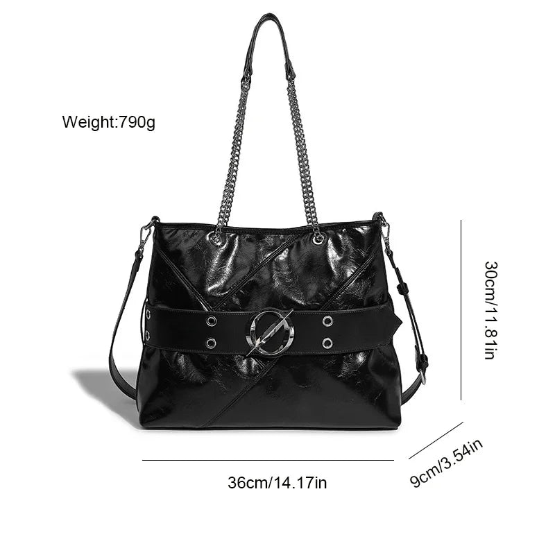 Hot Girl Large Capacity Tote 2024 Commuting High Quality Niche Single Shoulder Crossbody Women's Bag
