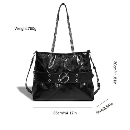 Hot Girl Large Capacity Tote 2024 Commuting High Quality Niche Single Shoulder Crossbody Women's Bag