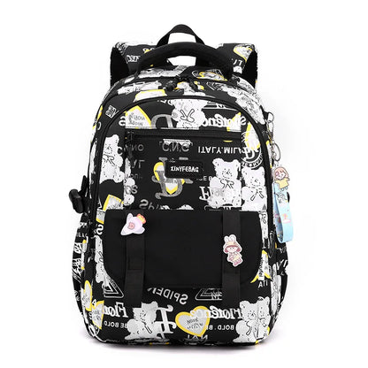Hot Kids Backpacks School bags for girls Large Capacity Nylon Student School Child Children Cartoon Grades 1-6 Female Backpack