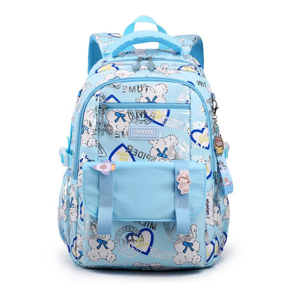 Hot Kids Backpacks School bags for girls Large Capacity Nylon Student School Child Children Cartoon Grades 1-6 Female Backpack