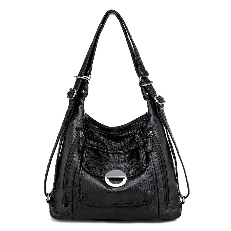 Hot Luxury large capacity Soft Leather handbags Fashion Women's bags Trend ladies shoulder messenger bag High Quality Totes Bags