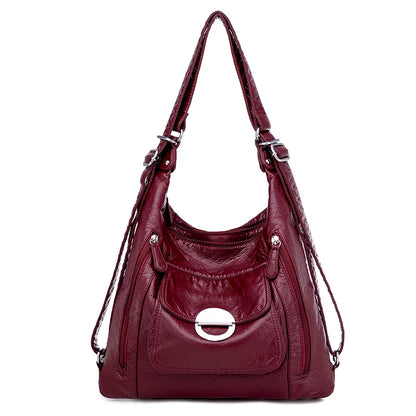 Hot Luxury large capacity Soft Leather handbags Fashion Women's bags Trend ladies shoulder messenger bag High Quality Totes Bags