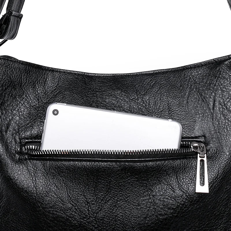 Hot Luxury large capacity soft leather handbags 2021 New Women's bag  trend ladies shoulder messenger bag High Quality Totes Bag