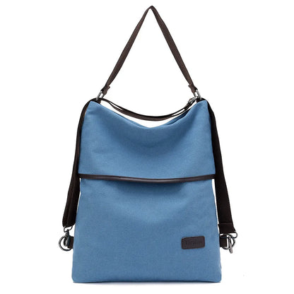 Hot Multifunctional Canvas Backpack for Women Multi Pocket Travel Backpacks Female School Bag for Teenage Girls Book Mochilas