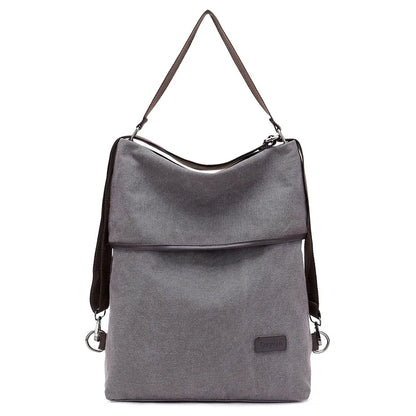 Hot Multifunctional Canvas Backpack for Women Multi Pocket Travel Backpacks Female School Bag for Teenage Girls Book Mochilas