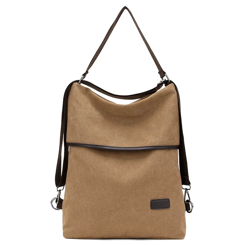 Hot Multifunctional Canvas Backpack for Women Multi Pocket Travel Backpacks Female School Bag for Teenage Girls Book Mochilas