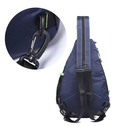 Hot Oxford Rucksack Knapsack Shoulder Men Vintage Travel Single Messenger Chest Bag Cross Body Waterproof Day Pack Backpack