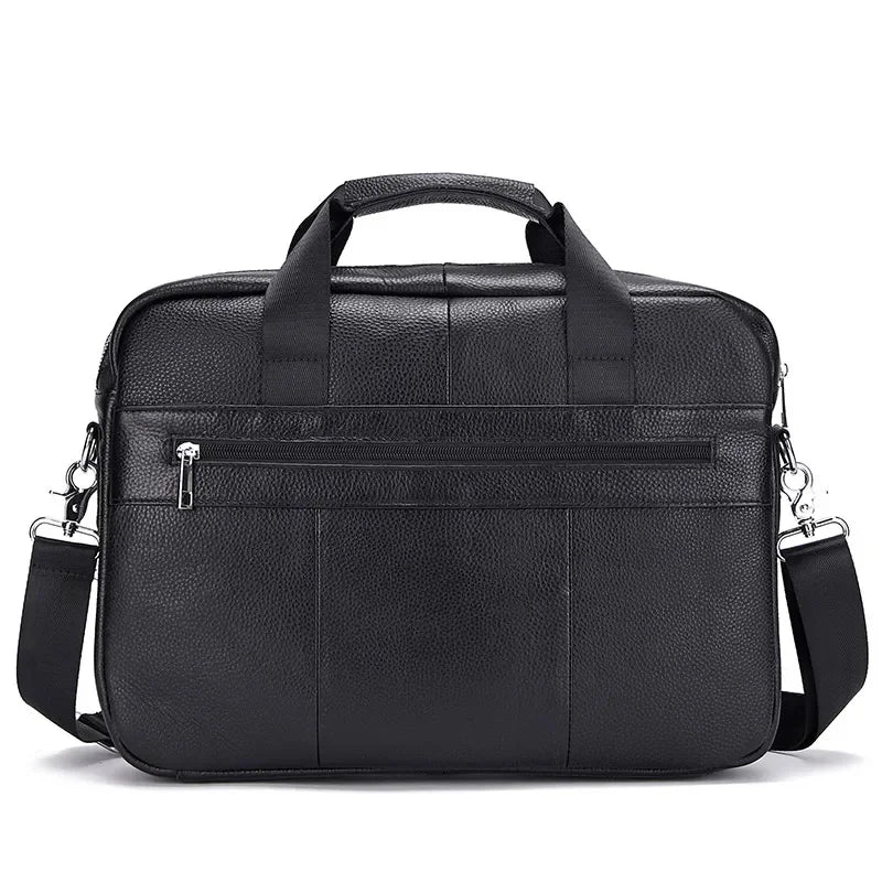 Hot Sale Briefcase Men Real Cowhide Handbags Male Large Business Shoulder Men's Genuine Leather Messenger Bag Tote