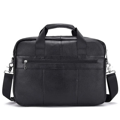 Hot Sale Briefcase Men Real Cowhide Handbags Male Large Business Shoulder Men's Genuine Leather Messenger Bag Tote
