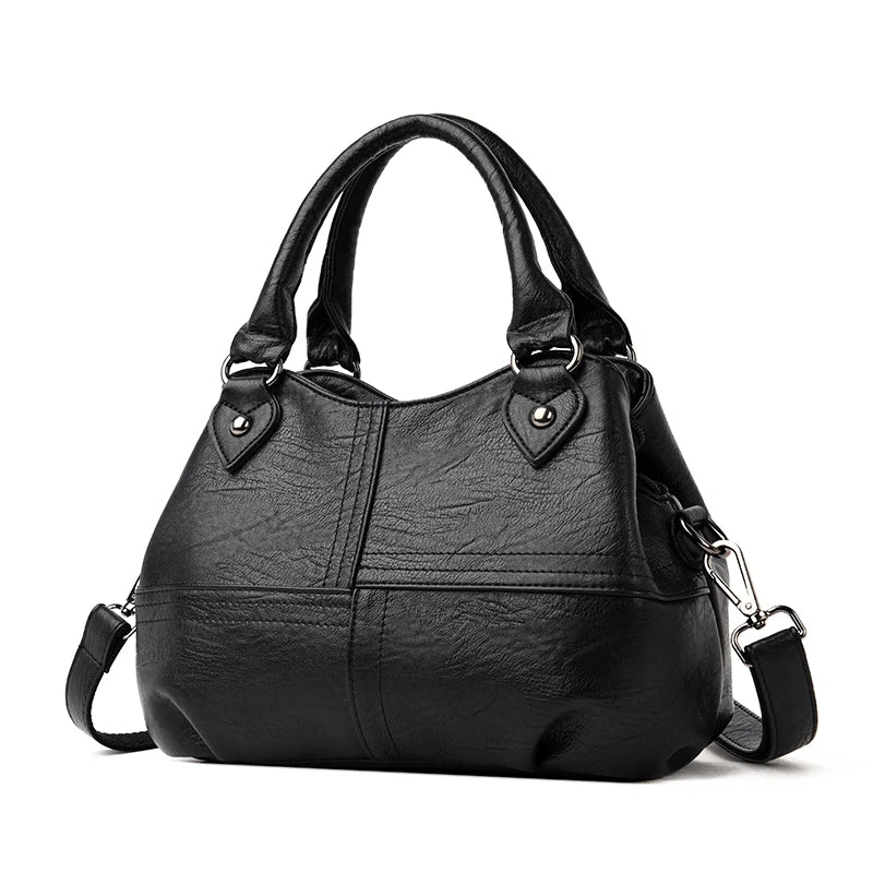 Hot Sale Fashion Patchwork Sheepskin Shoulder Crossbody Bags Ladies Leather Women Bags Women Leather Handbags Ladies Hand Bags