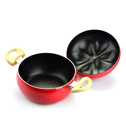 Hot Sale Fruit Frying Pan Cooking Pot Color Saucepan Ceramic Pan Grill Pan Induction Cooker Gas Aluminum Cookware