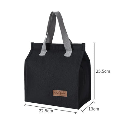 Hot Sale Office Commute Thermal Insulation Lunch Bags for Women Students Boys Girls Food Pouch Travel Essentials Cooler Bag