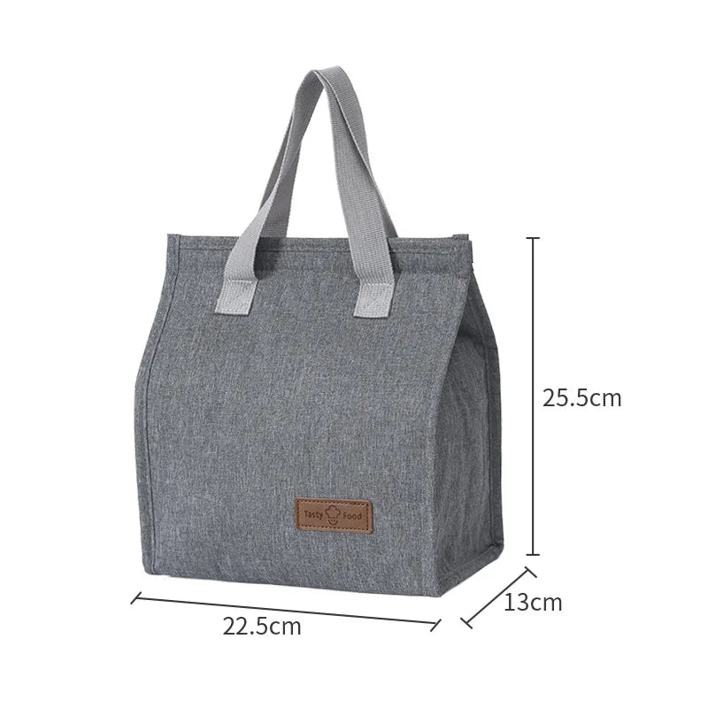 Hot Sale Office Commute Thermal Insulation Lunch Bags for Women Students Boys Girls Food Pouch Travel Essentials Cooler Bag