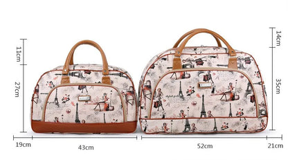 Hot Sale PU Leather Women Travel Duffel Bag for Men Large Capacity Waterproof Travel Bag Design Zipper Multifunction Luggage Bag