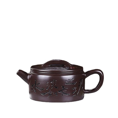 Hot Sale Yixing Large Capacity Purple Sand Pot Handmade Chinese Clay Teapot Tea Cup Household Ceramic Kettle
