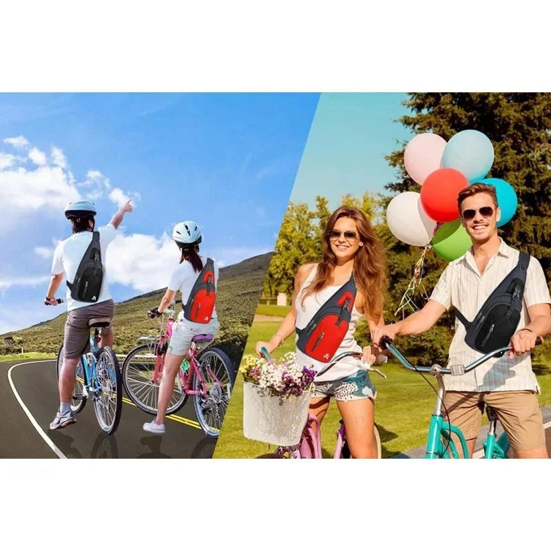 Hot Selling 9 Colors Lightweight Sling Travel Hiking Shoulder Casual Simple Men’s Gift Chest Bag