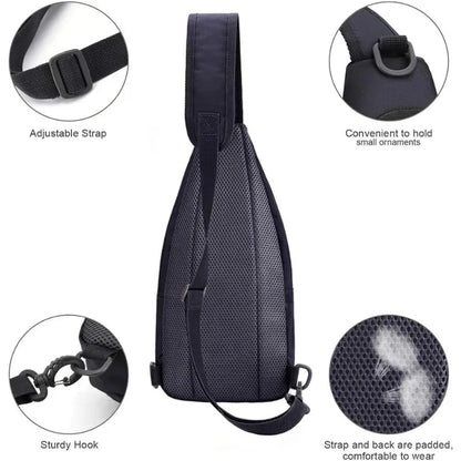 Hot Selling 9 Colors Lightweight Sling Travel Hiking Shoulder Casual Simple Men’s Gift Chest Bag