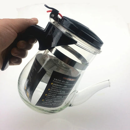 Hot sale,500 750ml Heat Resistant Glass Tea Pot Flower Tea Set Puer kettle Coffee Teapot Convenient Office Teaset ,kung fu set