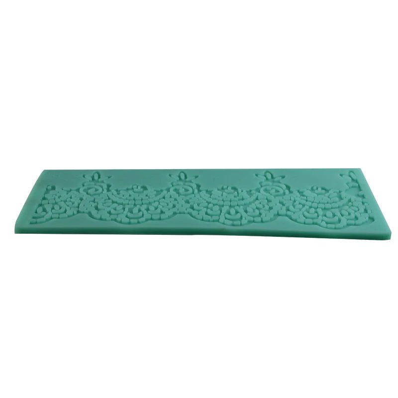 Hot sale DIY Cake Decorating Tool Embossing Mat Silicone Mold  Sugar Lace Mat Fondant Cake Lace Embossed Cake Mold