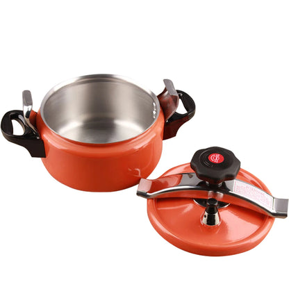 Household Outdoor Explosion-Proof Pressure Cooker Mini Soup Pot Gas Induction Cooker General 3.5L Casserole Camping Cookware