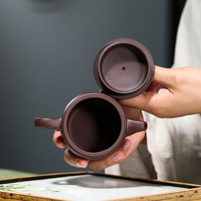 Household Yixing Handmade Tea Pot Customized Purple Clay Filter Teapot Raw Ore Zhu Mud Beauty Kettle Tea Ceremony Gifts 160ml