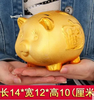 Household items and lovely lucky the pig can save money and good luck piggy bank birthday present home decoration accessories