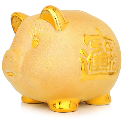 Household items and lovely lucky the pig can save money and good luck piggy bank birthday present home decoration accessories