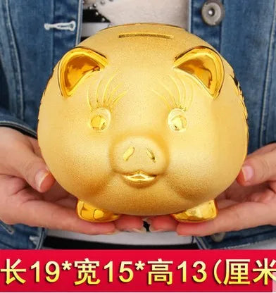 Household items and lovely lucky the pig can save money and good luck piggy bank birthday present home decoration accessories