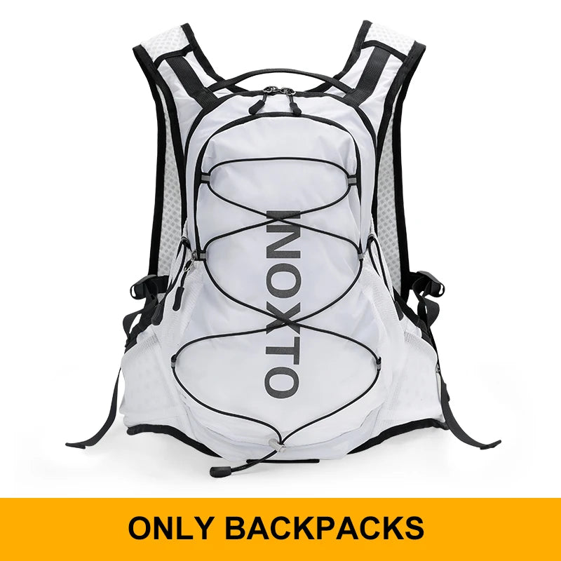INOXTO 15L Cycling Running Backpack Men's Women Riding Waterproof Breathable Bicycle Backpack,Bicycle Water Bag,Bicycle helmet