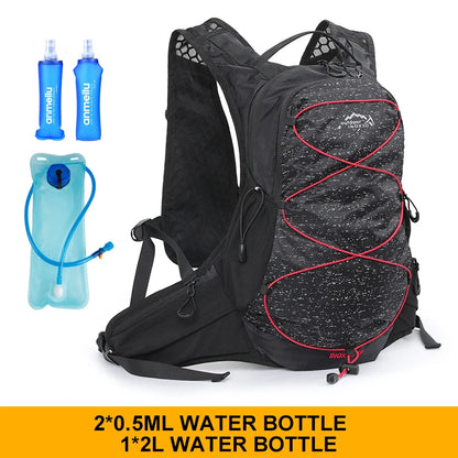 INOXTO 15L Cycling Running Backpack Men's Women Riding Waterproof Breathable Bicycle Backpack,Bicycle Water Bag,Bicycle helmet