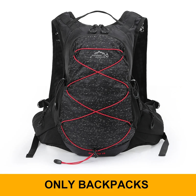 INOXTO 15L Cycling Running Backpack Men's Women Riding Waterproof Breathable Bicycle Backpack,Bicycle Water Bag,Bicycle helmet