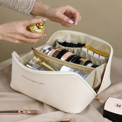 INS Popular Cloud Pillow Women's Makeup Bag Portable PU Leather Cosmetics Bags for Ladies Travel Essentials Storage Organizer